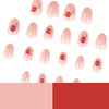12 Sizes-24 Pcs Press On Nails JP4126