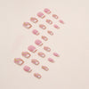 12 Sizes-24 Pcs Press On Nails W827
