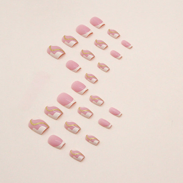 12 Sizes-24 Pcs Press On Nails W827