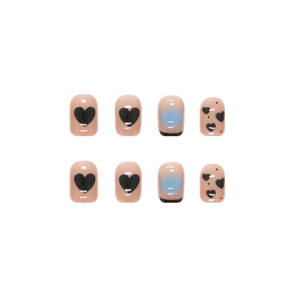 12 Sizes-24 Pcs Press On Nails R535
