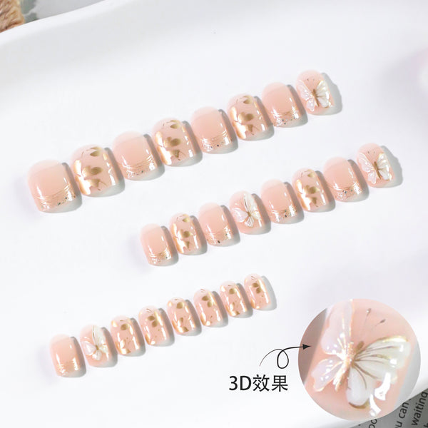 12 Sizes-24 Pcs Press On Nails JL0682