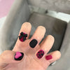 12 Sizes-24 Pcs Press On Nails JP3121