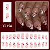 12 Sizes-24 Pcs Press On Nails C1498