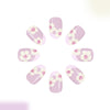 12 Sizes-24 Pcs Press On Nails C1542