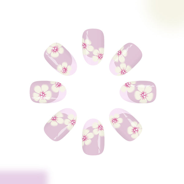 12 Sizes-24 Pcs Press On Nails C1542