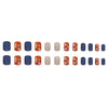 12 Sizes-24 Pcs Press On Nails W1386