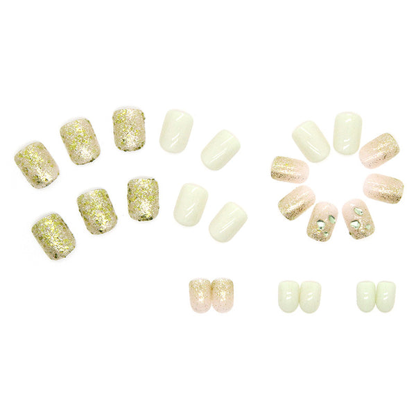 12 Sizes-24 Pcs Press On Nails Z388