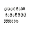12 Sizes-24 Pcs Press On Nails JP1741