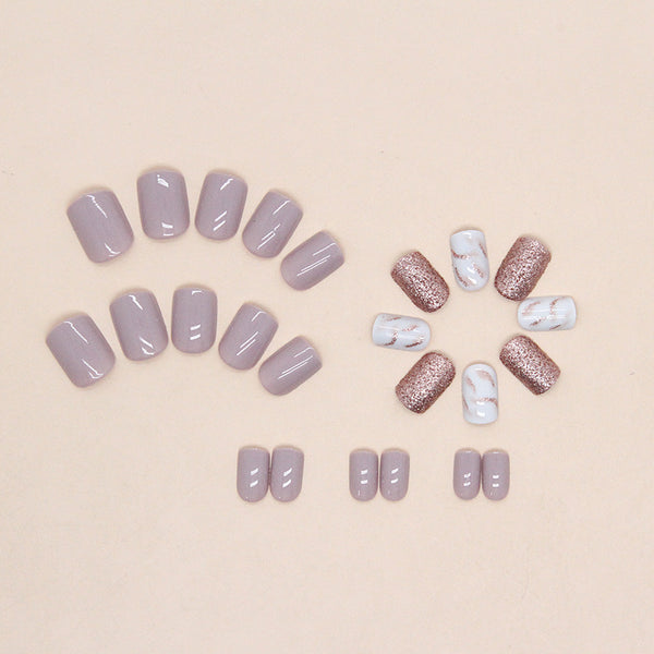 12 Sizes-24 Pcs Press On Nails W788