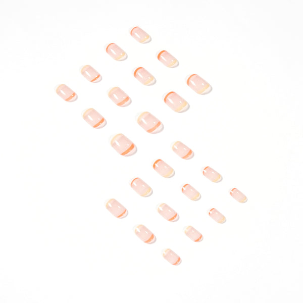12 Sizes-24 Pcs Press On Nails JP1411