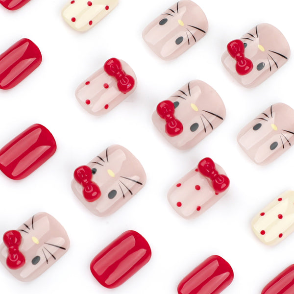 12 Sizes-24 Pcs Press On Nails JP3597