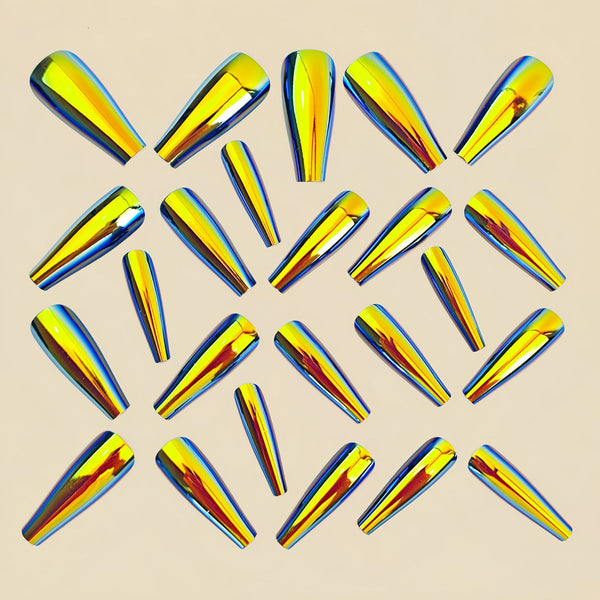 12 Sizes-24 Pcs Press On Nails Y1067