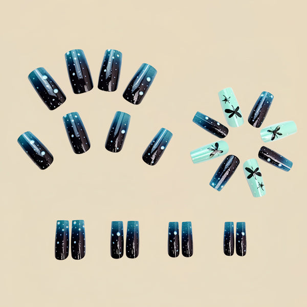 12 Sizes-24 PcsPress On Nails Y433