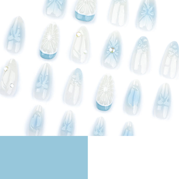 12 Sizes-24 Pcs Press On Nails JP3425