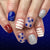 12 Sizes-24 Pcs Press On Nails C1725