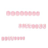 12 Sizes-24 Pcs Press On Nails JP3739