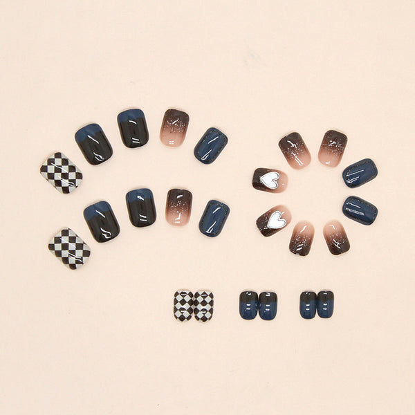 12 Sizes-24 Pcs Press On Nails Z558