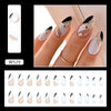 12 Sizes-24 Pcs Press On Nails W521