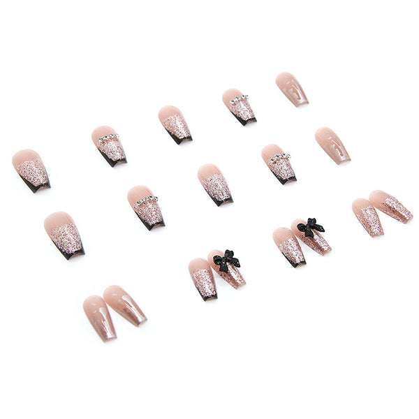 12 Sizes-24 Pcs Press On Nails Z272