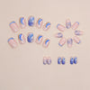 12 Sizes-24 Pcs Press On Nails W1266