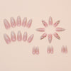 12 Sizes-24 Pcs Press On Nails W1740