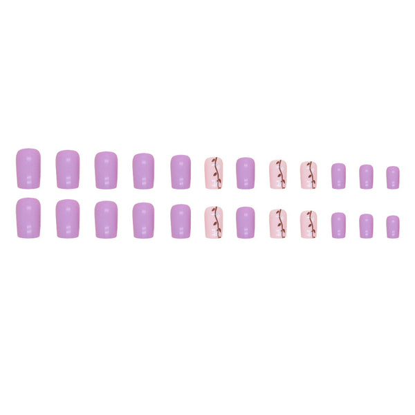 12 Sizes-24 Pcs Press On Nails W570