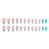 12 Sizes-24 Pcs Press On Nails W1039