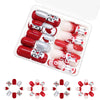 48 Pcs Press On Nails Vday-4-48pcs