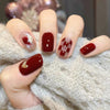 12 Sizes-24 Pcs Press On Nails R349