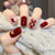 12 Sizes-24 Pcs Press On Nails R349