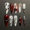 12 Sizes-24 Pcs Press On Nails Z1106
