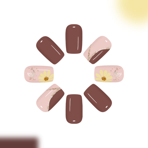12 Sizes-24 Pcs Press On Nails C1146