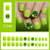 12 Sizes-24 Pcs Press On Nails C1569