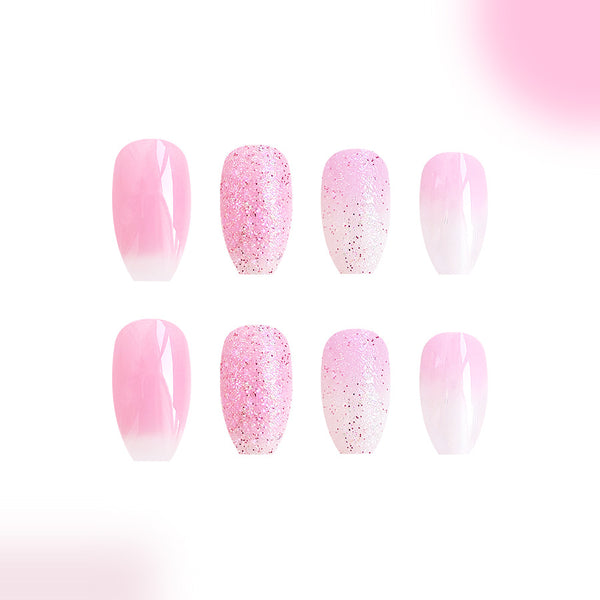12 Sizes-24 Pcs Press On Nails C491