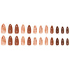 12 Sizes-24 Pcs Press On Nails W1777