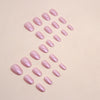 12 Sizes-24 Pcs Press On Nails W1340