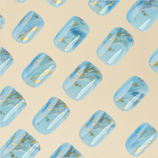 12 Sizes-24 PcsPress On Nails Y044