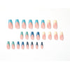 12 Sizes-24 Pcs Press On Nails JP1946