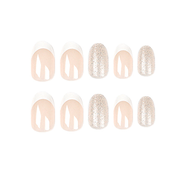 12 Sizes-24 Pcs Press On Nails JP1570