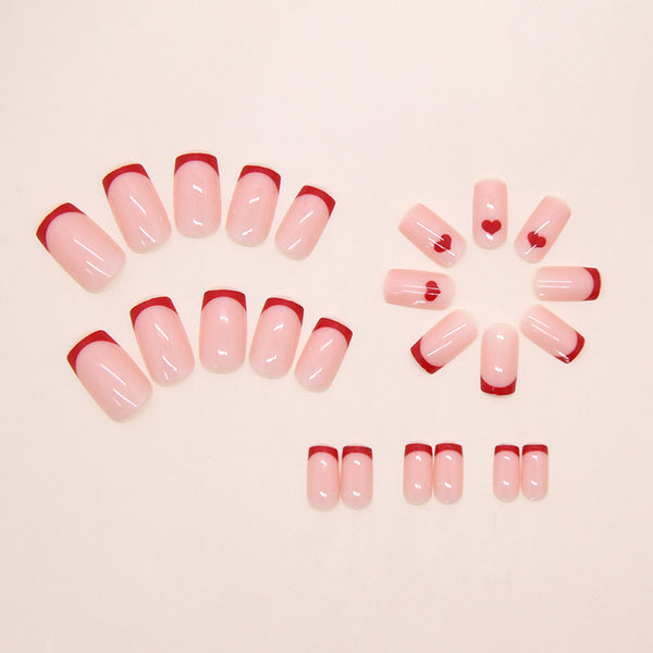 12 Sizes-24 Pcs Press On Nails W2173