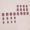 12 Sizes-24 Pcs Press On Nails CF064