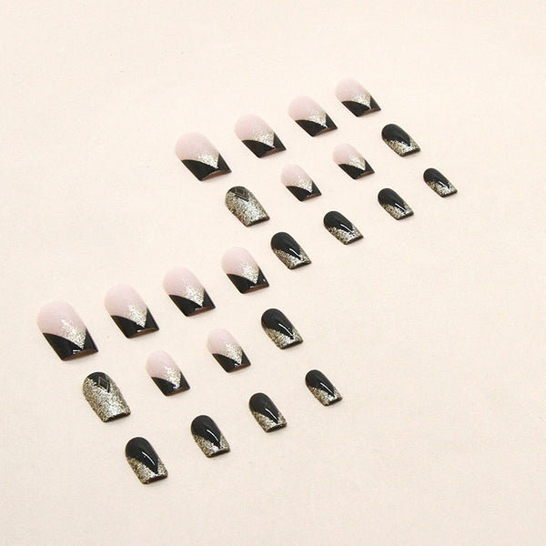 12 Sizes-24 Pcs Press On Nails W302