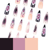 12 Sizes-24 Pcs Press On Nails JP4123