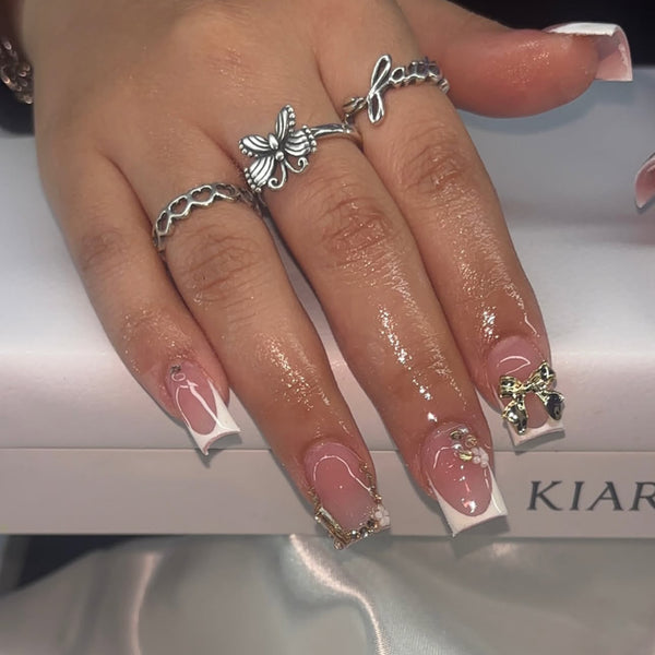 12 Sizes-24 Pcs Press On Nails JP4298