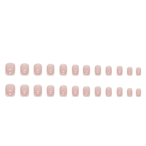 12 Sizes-24 Pcs Press On Nails W397