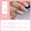 12 Sizes-24 Pcs Press On Nails C1037