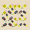 12 Sizes-24 Pcs Press On Nails Y1896