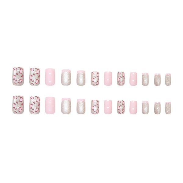 12 Sizes-24 Pcs Press On Nails MY094