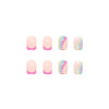 12 Sizes-24 Pcs Press On Nails W174