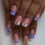 12 Sizes-24 Pcs Press On Nails Y1389